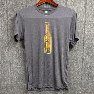 Bella Canvas Gray Tee with Bottle Design
